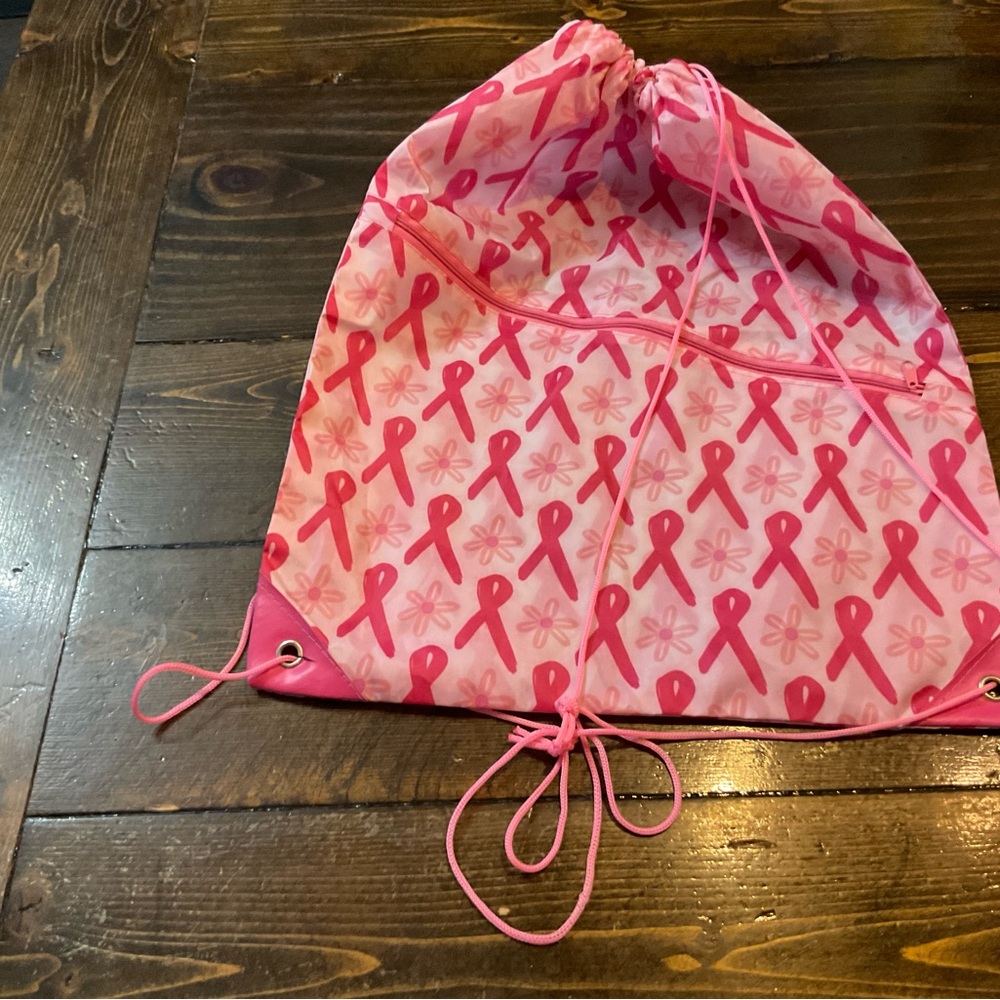 Source Unknown Pink Ribbon Drawstring Bag - Picture 4 of 4